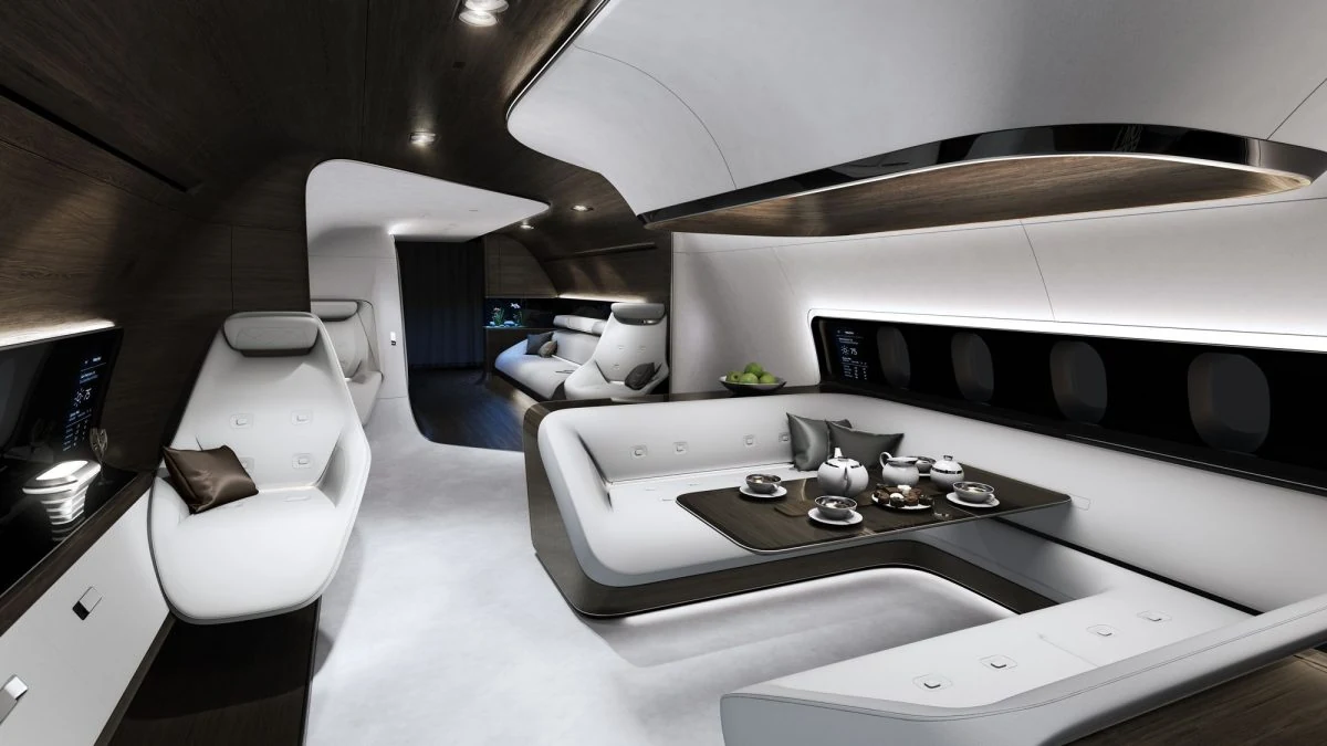 Mercedes-Benz and Lufthansa Team Up For Insanely Cool Private VIP Jet Cabin
