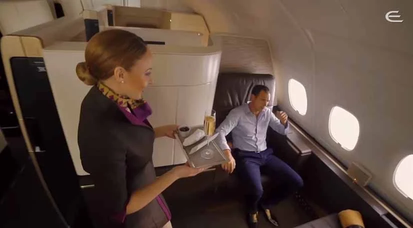 VIDEO: Etihad Airways Shows Off Their First Class Apartment in the Sky